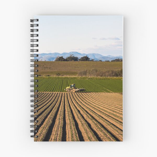 Item preview, Crop rows in San Luis Obispo County, California designed and sold by OrcaNature.