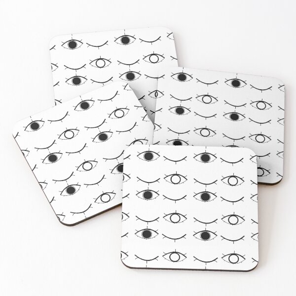 Item preview, Ojos parpadeantes Negro designed and sold by DioWiz.