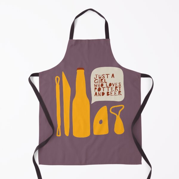 Item preview, Just a girl who loves pottery and beer designed and sold by Teequeque.