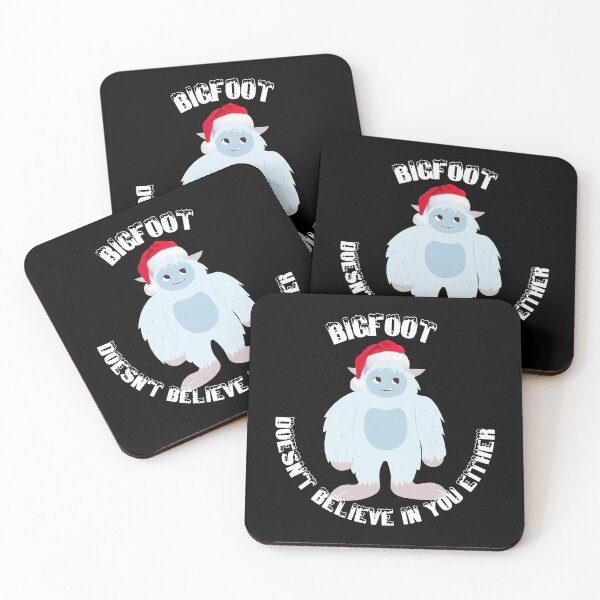 Item preview, Bigfoot Doesn't Believe In You Either Small Cute Ape In Black designed and sold by LuckyKermit.