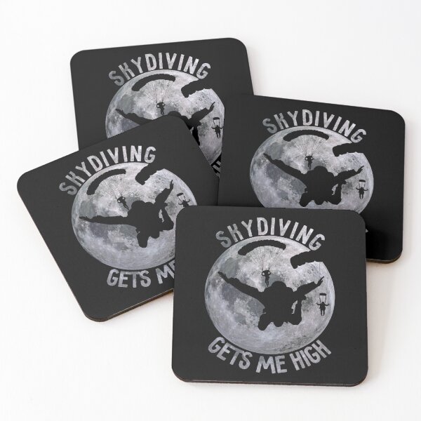 Item preview, Funny skydive design. skydiving gets  me high. designed and sold by NobelFashion.