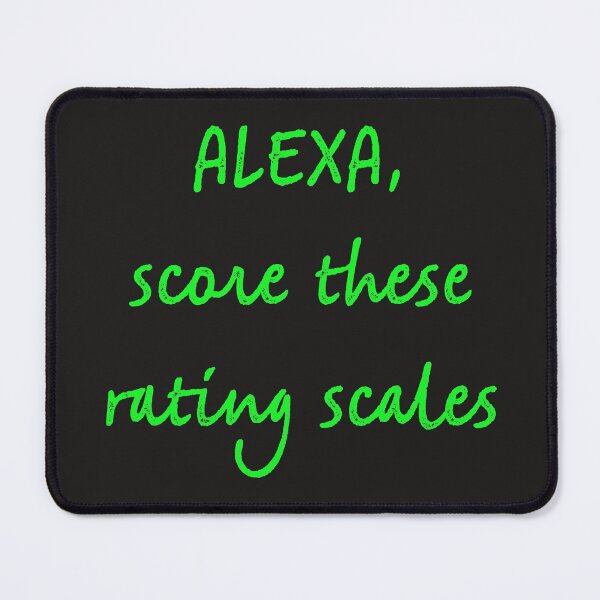 Item preview, Alexa score these rating scales designed and sold by firegalaxy.