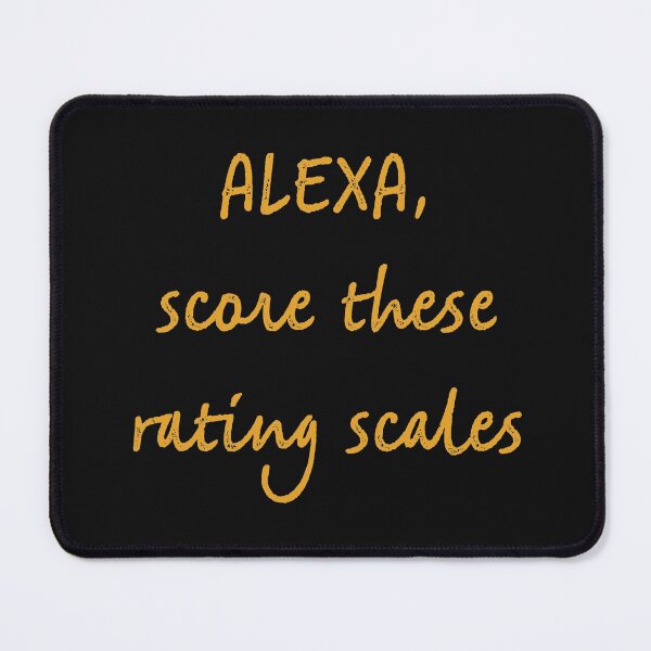 Item preview, Alexa score these rating scales designed and sold by firegalaxy.