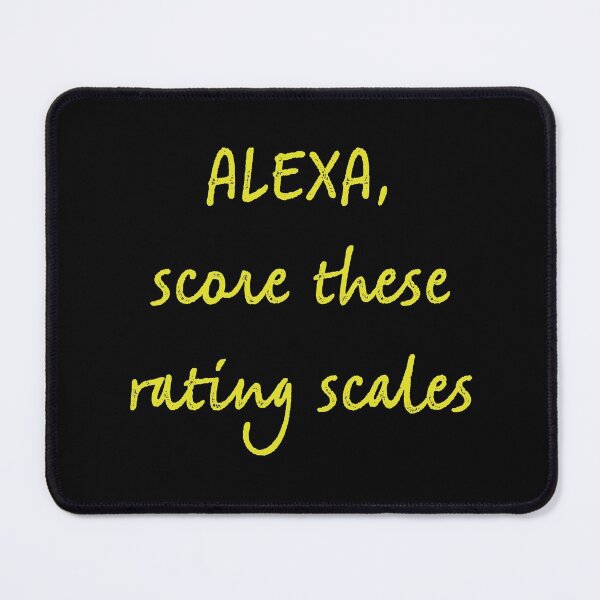 Item preview, Alexa score these rating scales designed and sold by firegalaxy.