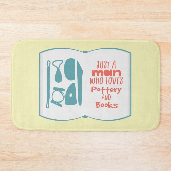 Item preview, Just a man who loves pottery and books designed and sold by Teequeque.