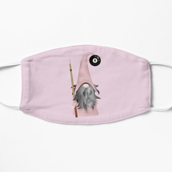 Pink Snooker / pool Gnome Flat Mask