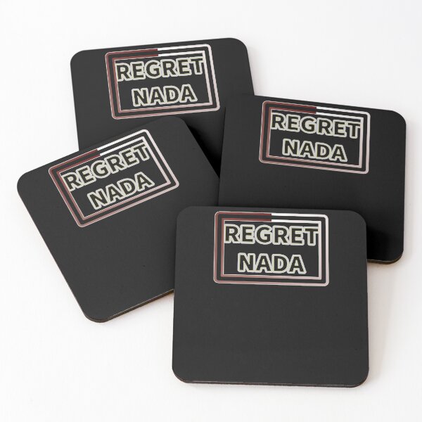 Item preview, "Regret Nada" first version aesthetic text beautifully designed by Code03.  designed and sold by Code03.