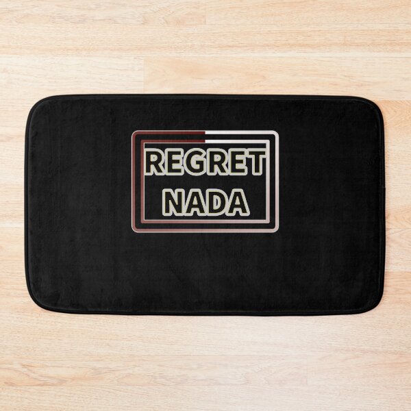 Item preview, "Regret Nada" first version aesthetic text beautifully designed by Code03.  designed and sold by Code03.