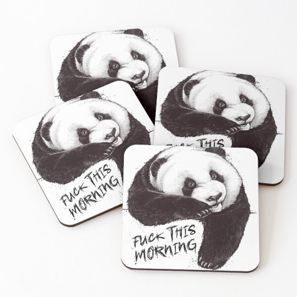 Item preview, Panda against the morning designed and sold by Niti-Niti.
