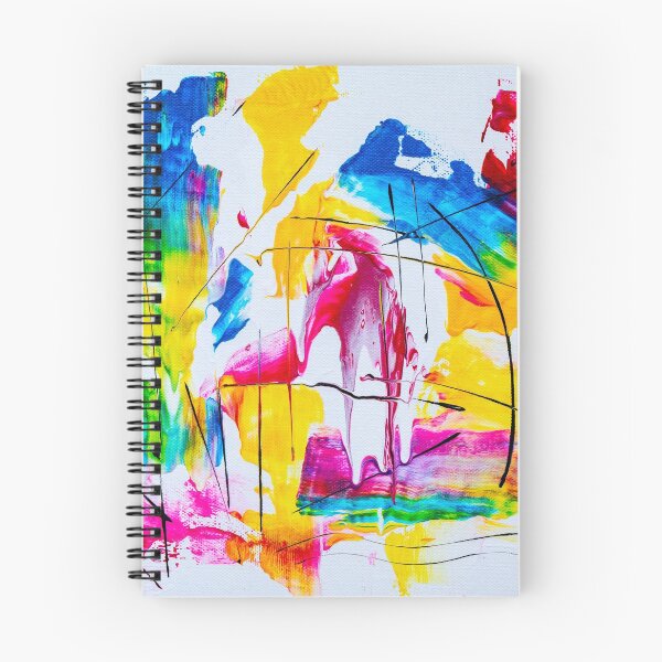 Item preview, Mixed Bright Colors Modern Paint Art Picture designed and sold by BerryCats.