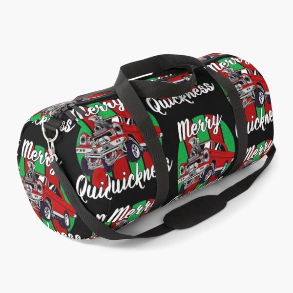 Item preview, Merry Quickness Funny Christmas Vintage Hotrod Muscle Car designed and sold by CharJens.