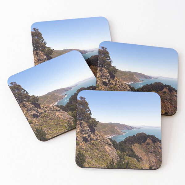 Item preview, View of coast from Muir Beach overlook in Muir Beach, California designed and sold by OrcaNature.