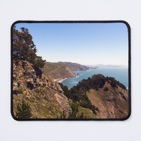 Item preview, View of coast from Muir Beach overlook in Muir Beach, California designed and sold by OrcaNature.