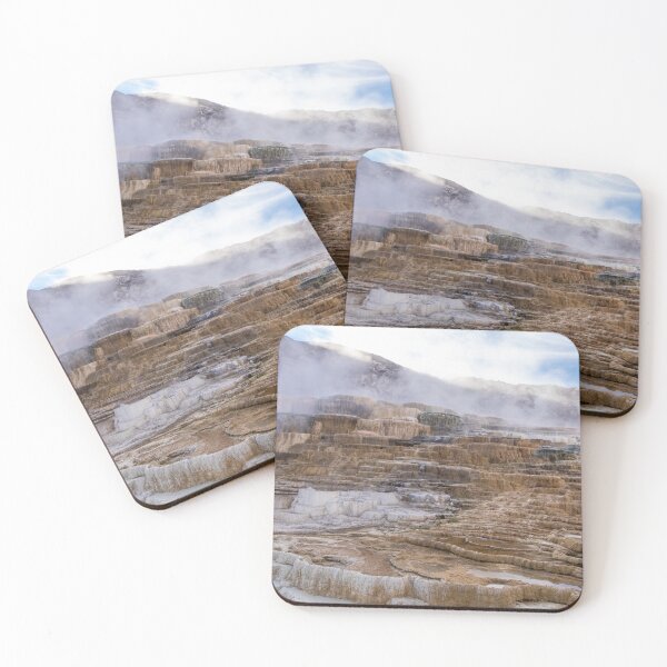 Item preview, Mammoth Terraces at Mammoth Hot Springs, Yellowstone National Park Wyoming designed and sold by SafariByMarisa.
