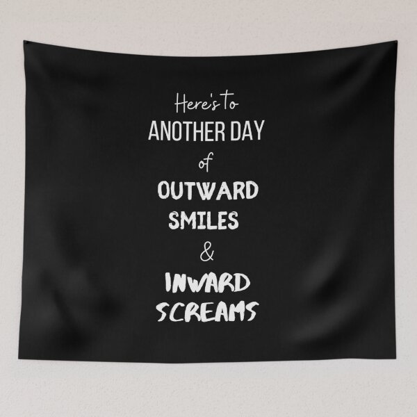 Item preview, Another Day of Inward Screams - Funny Work Office Meeting Humor designed and sold by Witfulwisdom.