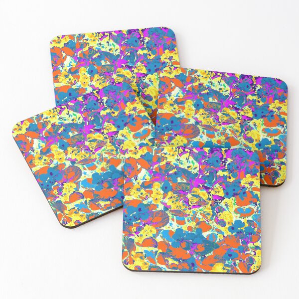 Item preview, Floral Motives with the Orange, Blue, and Yellow Begonia designed and sold by IraNiva.
