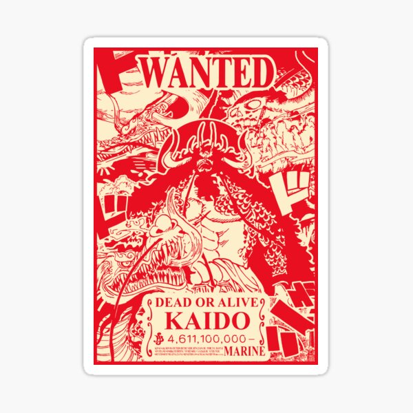 ONE PIECE WANTED KAIDO POSTER – Il Mercato del Fumetto