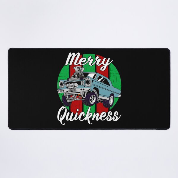 Item preview, Merry Quickness Funny Christmas Vintage Hotrod Muscle Car designed and sold by CharJens.