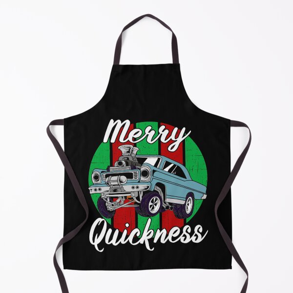 Item preview, Merry Quickness Funny Christmas Vintage Hotrod Muscle Car designed and sold by CharJens.