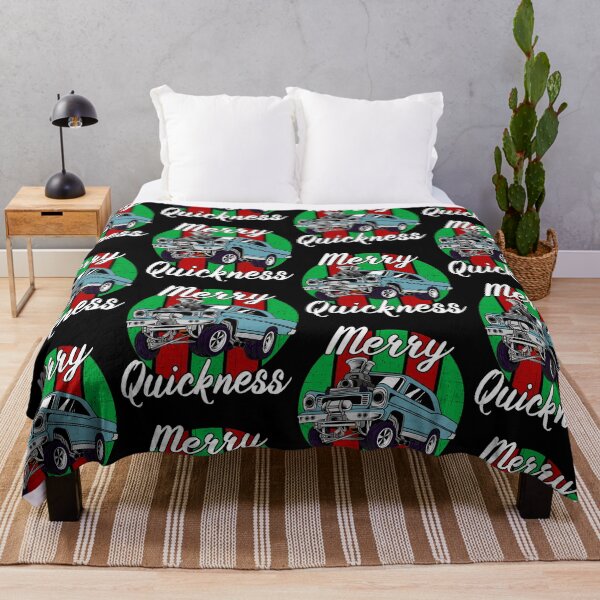 Item preview, Merry Quickness Funny Christmas Vintage Hotrod Muscle Car designed and sold by CharJens.