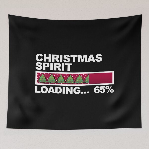 Item preview, Christmas Spirit Loading Funny Holiday Season Cheer Graphic designed and sold by GO SHIRT-TEE.