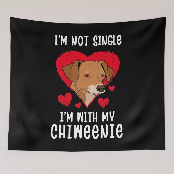 Item preview, I’m With My Chiweenie Funny Pet Dog Owner print designed and sold by jakehughes2015.