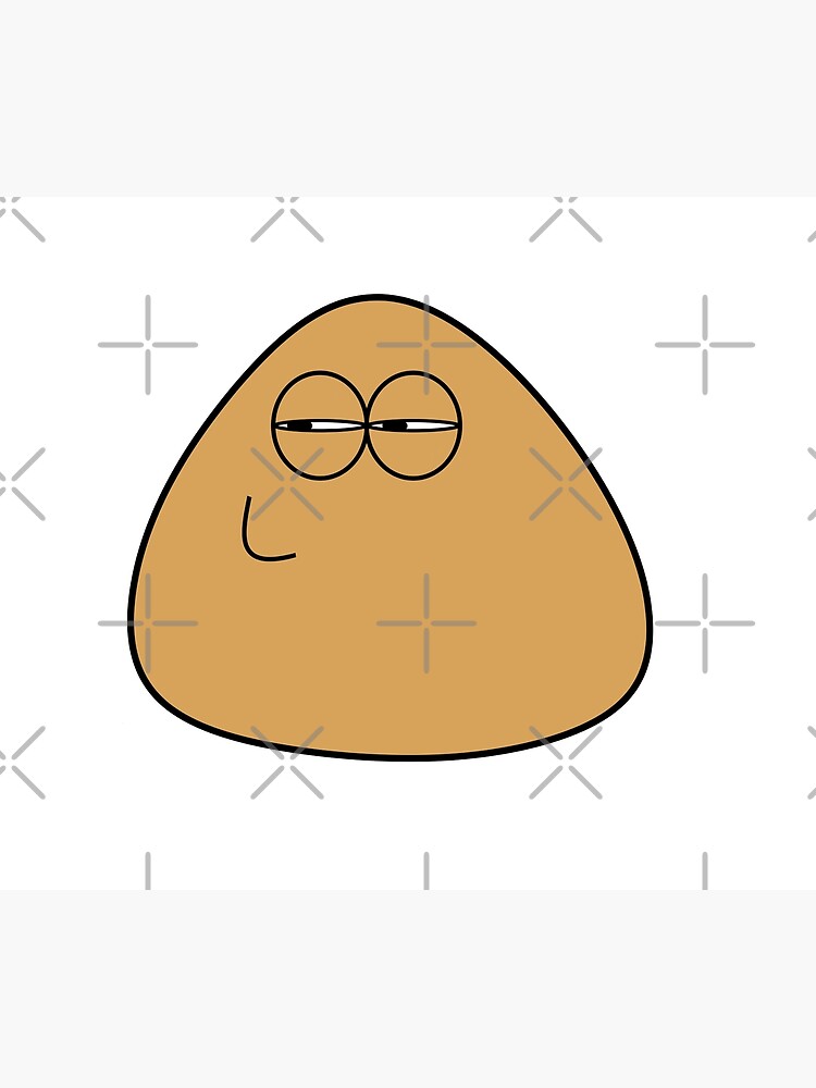 Cute Pou Sticker Sticker for Sale by viverradesigns