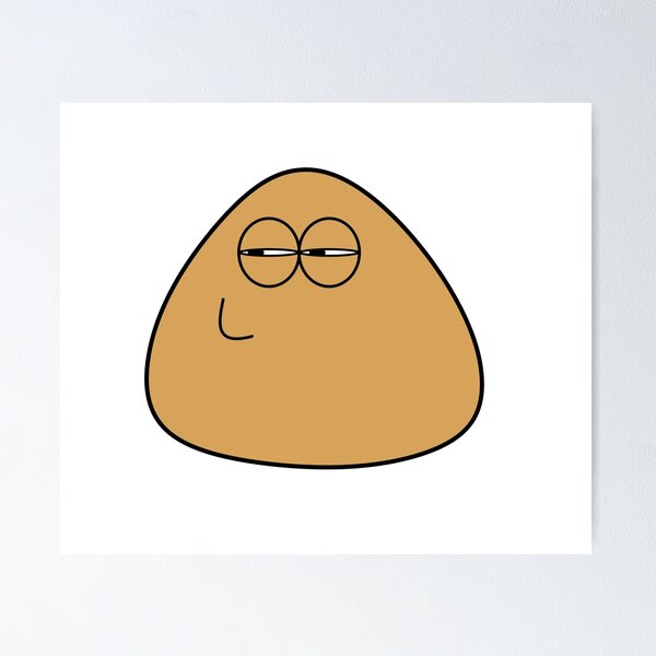 hungry pou :( Poster for Sale by Neesu