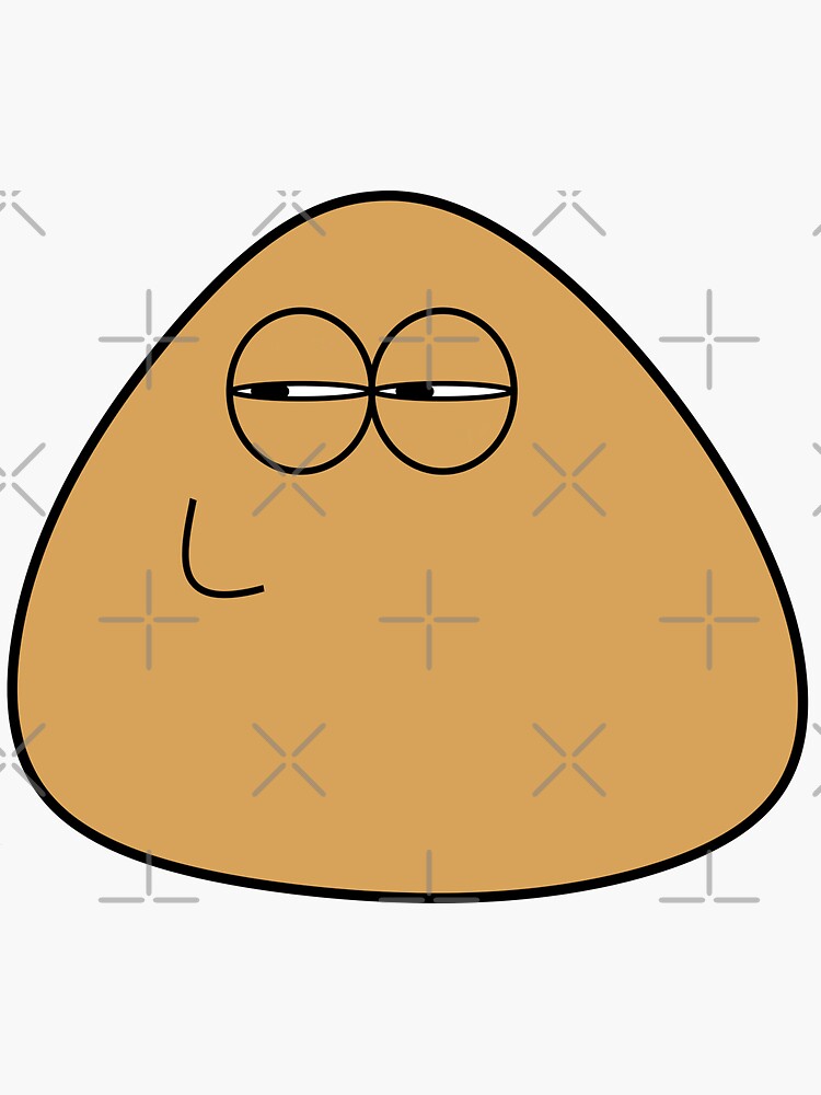 Pou Meme Stickers for Sale