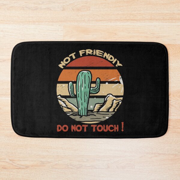 Item preview, Not Friendly Do Not Touch - Funny Social Distancing Retro Vintage Subset Cactus Design Gift Idea designed and sold by Prince - Bestseller ★★★★★.
