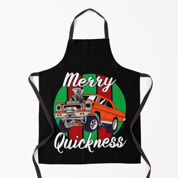 Item preview, Merry Quickness Funny Christmas Vintage Hotrod Muscle Car designed and sold by CharJens.