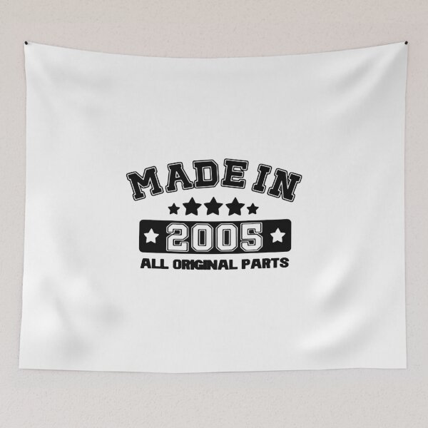 Item preview, Made in 2005 Limited Edition Classic Gift Premium Apparel Funny Holiday Xmas designed and sold by DesignByHeartUK.