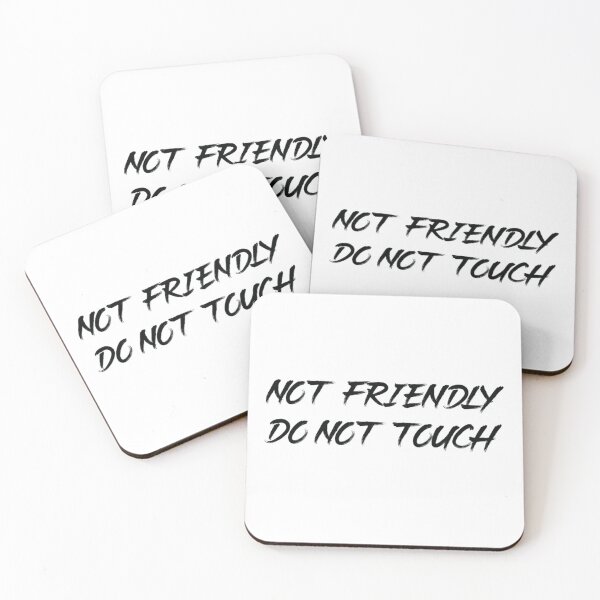 Item preview, Not Friendly Do Not Touch - Funny Social Distancing Dog Design Gift Idea designed and sold by Prince - Bestseller ★★★★★.