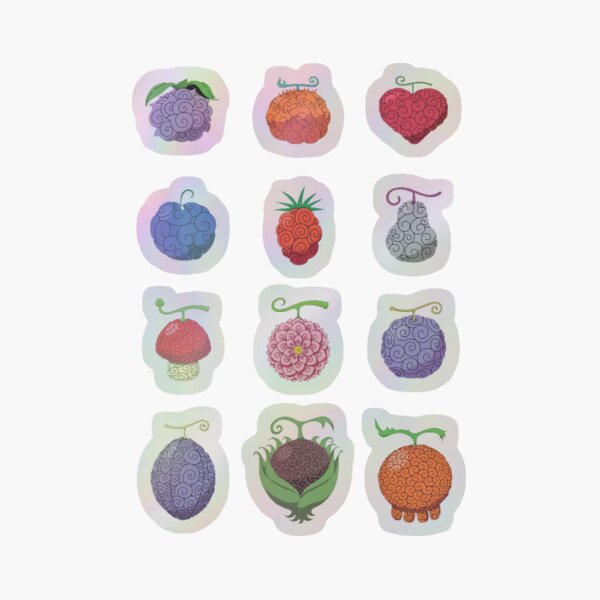 Devil Fruit Stickers - Etsy