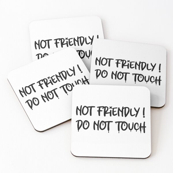 Item preview, Not Friendly Do Not Touch - Funny Social Distancing Dog Design Gift Idea designed and sold by Prince - Bestseller ★★★★★.