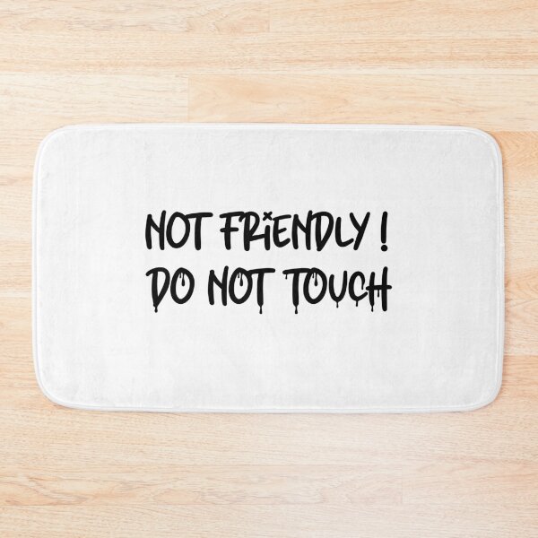 Item preview, Not Friendly Do Not Touch - Funny Social Distancing Dog Design Gift Idea designed and sold by Prince - Bestseller ★★★★★.