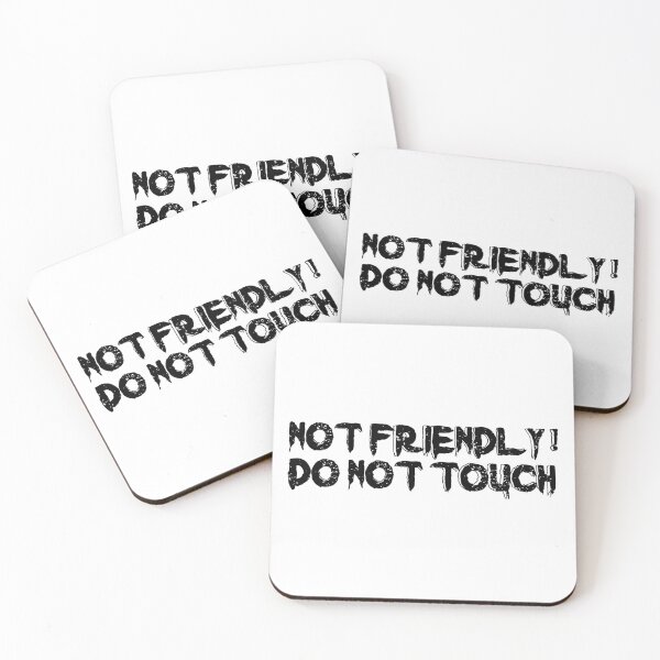 Item preview, Not Friendly Do Not Touch - Funny Social Distancing Dog Design Gift Idea designed and sold by Prince - Bestseller ★★★★★.