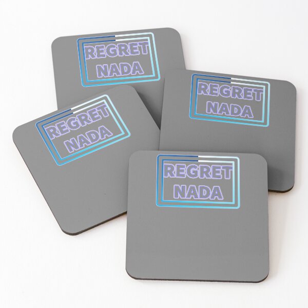 Item preview, "Regret Nada" second version aesthetic text beautifully designed by Code03.  designed and sold by Code03.