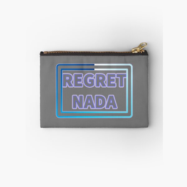 Item preview, "Regret Nada" second version aesthetic text beautifully designed by Code03.  designed and sold by Code03.