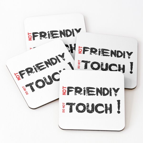 Item preview, Not Friendly Do Not Touch - Funny Social Distancing Dog Design Gift Idea designed and sold by Prince - Bestseller ★★★★★.