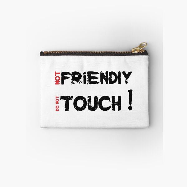 Item preview, Not Friendly Do Not Touch - Funny Social Distancing Dog Design Gift Idea designed and sold by Prince - Bestseller ★★★★★.