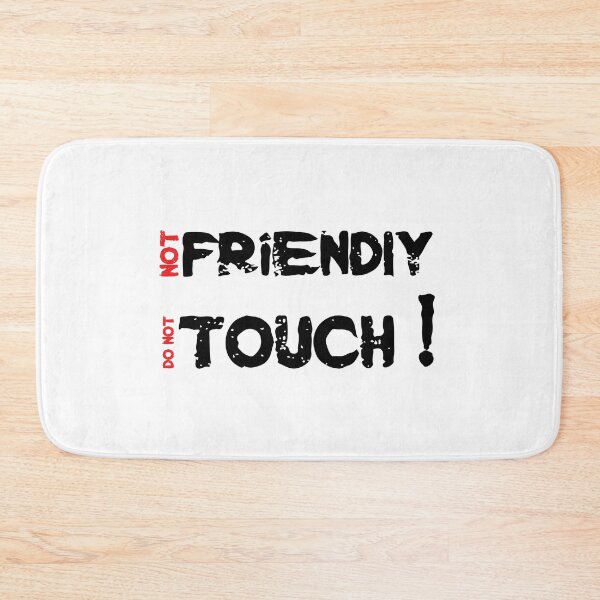 Item preview, Not Friendly Do Not Touch - Funny Social Distancing Dog Design Gift Idea designed and sold by Prince - Bestseller ★★★★★.