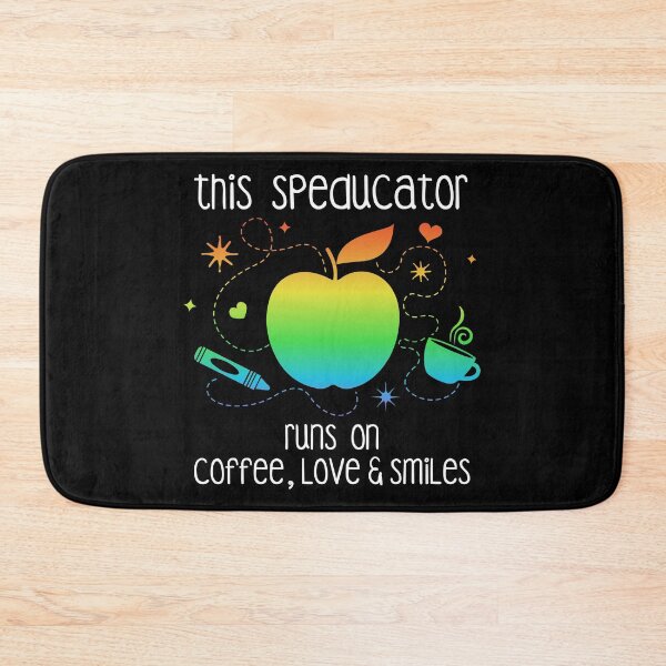 Item preview, Coffee Love And Smiles Special Education Teacher Speducator graphic designed and sold by jakehughes2015.
