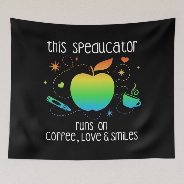 Item preview, Coffee Love And Smiles Special Education Teacher Speducator graphic designed and sold by jakehughes2015.