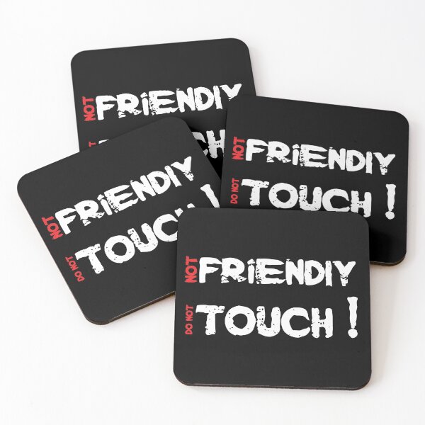 Item preview, Not Friendly Do Not Touch - Funny Social Distancing Dog Design Gift Idea For Halloween designed and sold by Prince - Bestseller ★★★★★.