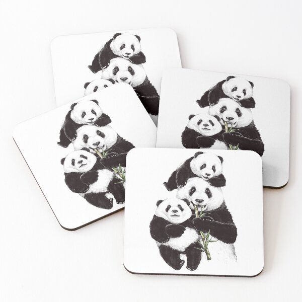 Item preview, Panda family designed and sold by Niti-Niti.