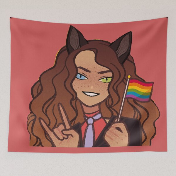 Item preview, Catra Modern She Ra Graphic Art Design designed and sold by Charlie Draws.