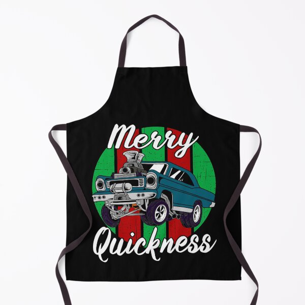 Item preview, Merry Quickness Funny Christmas Vintage Hotrod Muscle Car designed and sold by CharJens.