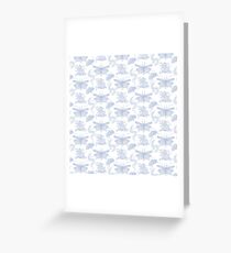 Bug Toile Greeting Card