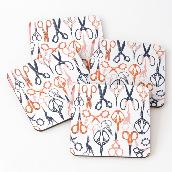 Item preview, Scissors retro pattern designed and sold by Papergrape.